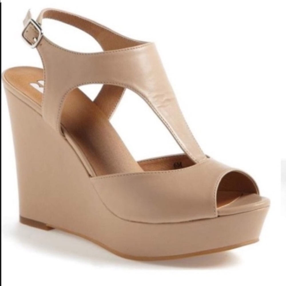 Brass Plum (Nordstrom) Nude Wedge